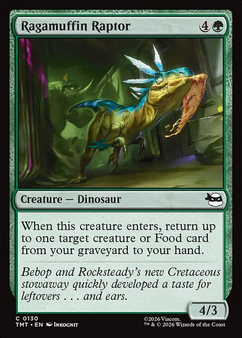 Ragamuffin Raptor - Teenage Mutant Ninja Turtles