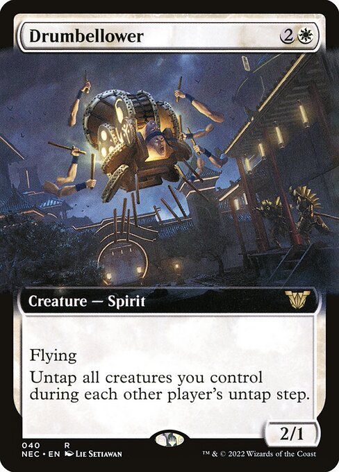 Drumbellower (Extended Art) - Commander: Kamigawa: Neon Dynasty