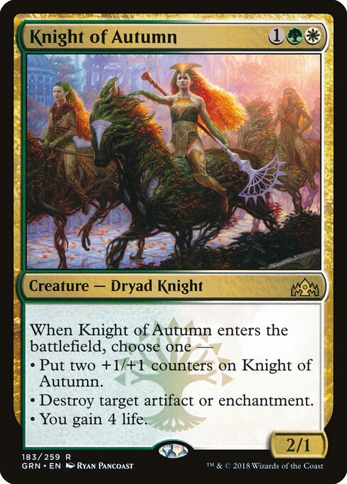Knight of Autumn - Guilds of Ravnica