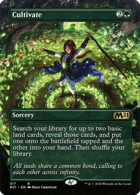 Cultivate (Alternate Art) - Core Set 2021