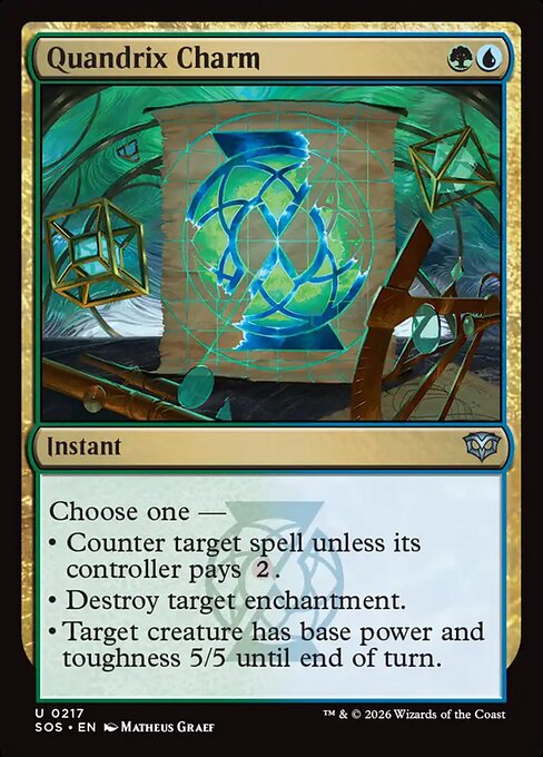 Quandrix Charm (Foil) - Secrets of Strixhaven