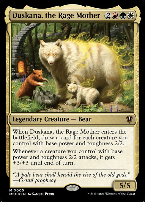 Duskana, the Rage Mother (Foil) - Commander: Murders at Karlov Manor