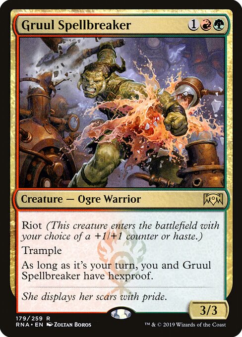 Gruul Spellbreaker (Foil) - Ravnica Allegiance