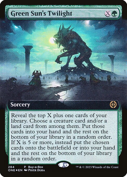 Green Sun's Twilight (Extended Art) (Foil) - Buy-A-Box Promos