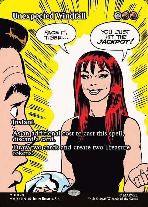 Unexpected Windfall (Borderless) - Marvel Universe Eternal-Legal
