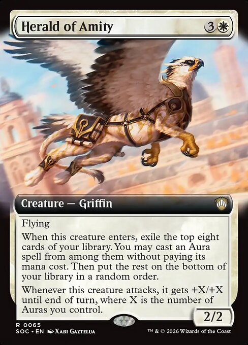 Herald of Amity (Extended Art) - Commander: Secrets of Strixhaven