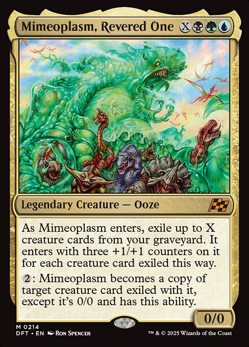 Mimeoplasm, Revered One (Foil) - Aetherdrift