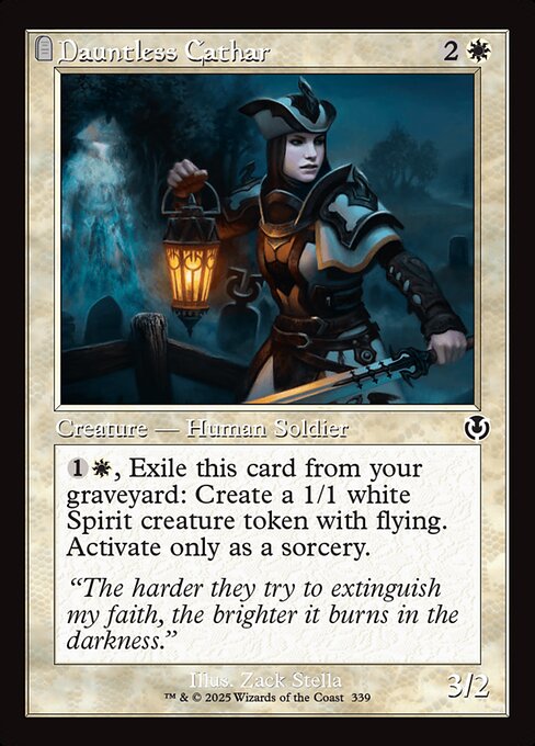 Dauntless Cathar (Retro Frame) - Innistrad Remastered