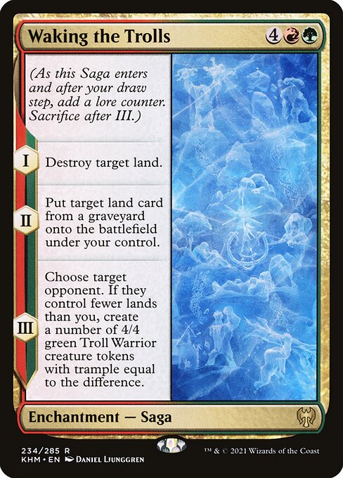Waking the Trolls (Foil) - Kaldheim