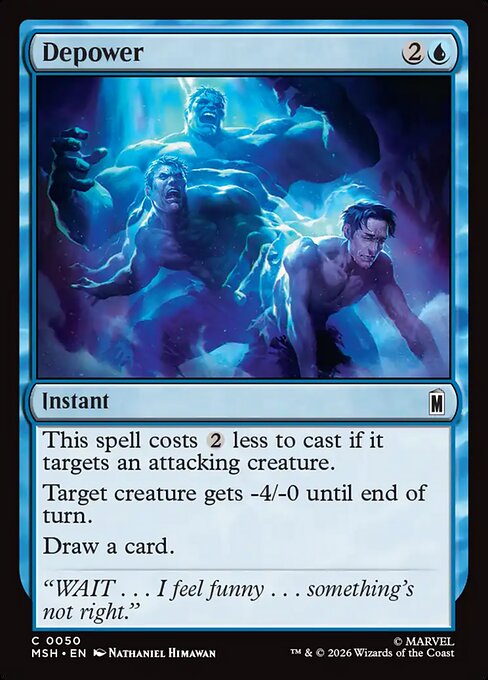 Depower (Foil) - Marvel Super Heroes