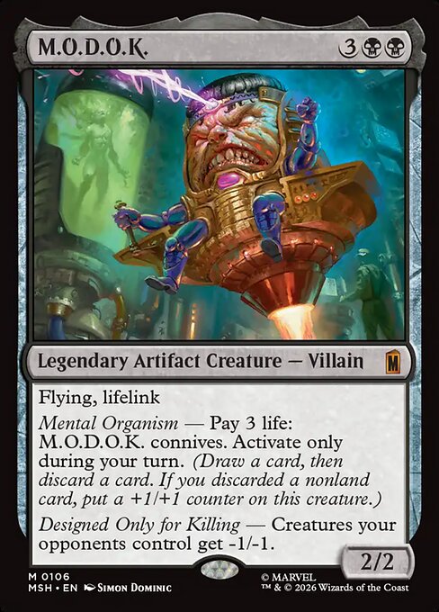 M.O.D.O.K. (Foil) - Marvel Super Heroes