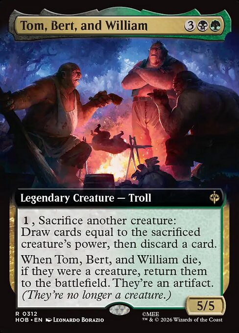 Tom, Bert, and William (Extended Art) - The Hobbit