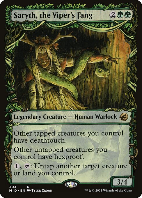 Saryth, the Viper's Fang (Showcase) - Innistrad: Midnight Hunt