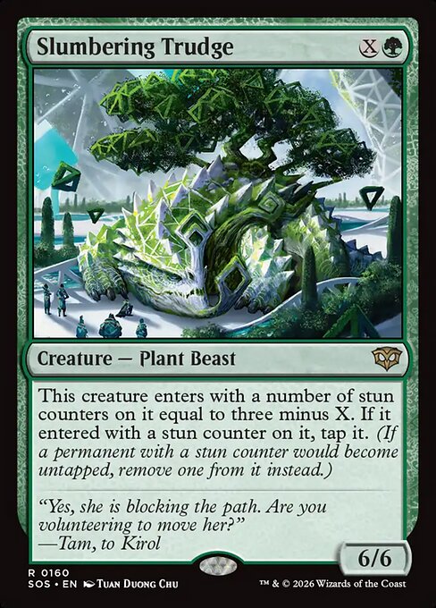Slumbering Trudge (Foil) - Secrets of Strixhaven