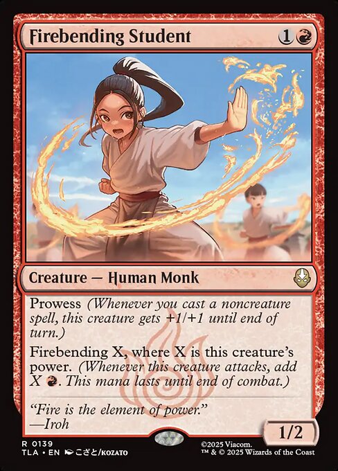 Firebending Student (Foil) - Avatar: The Last Airbender