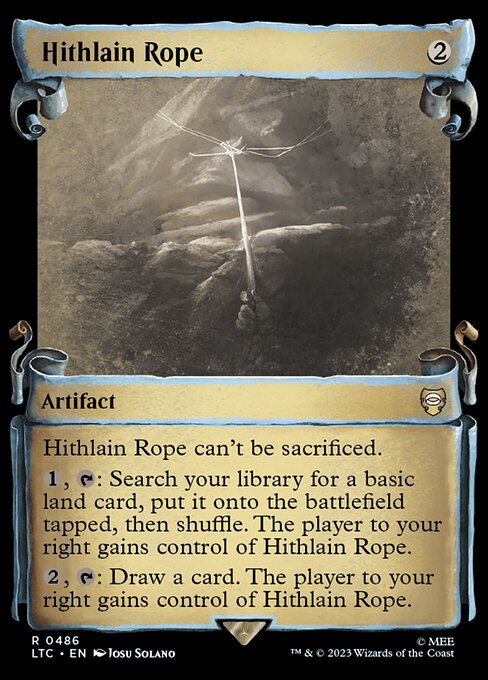 Hithlain Rope (Showcase Scrolls) (Foil) - Commander: The Lord of the Rings: Tales of Middle-earth