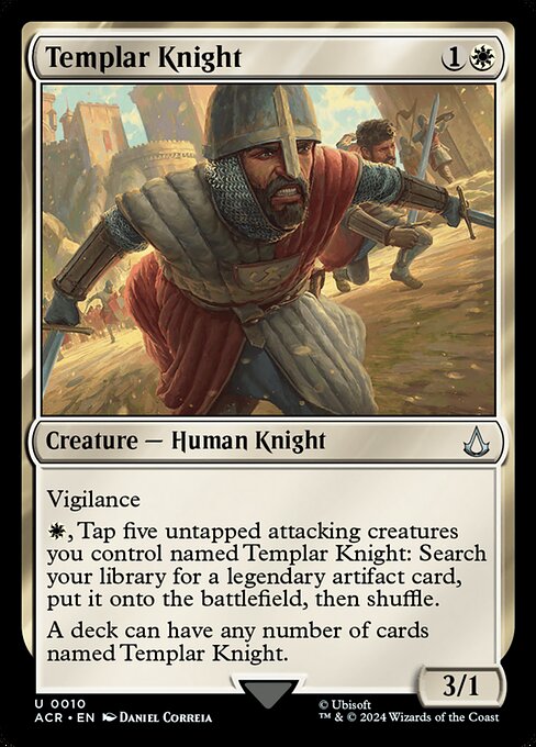 Templar Knight (Foil) - Universes Beyond: Assassin's Creed