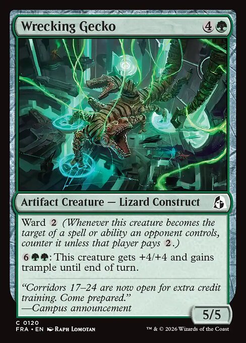 Wrecking Gecko (Foil) - Reality Fracture