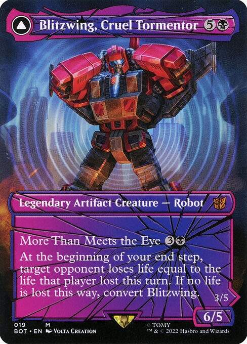 Blitzwing, Cruel Tormentor (Shattered Glass) - Universes Beyond: Transformers