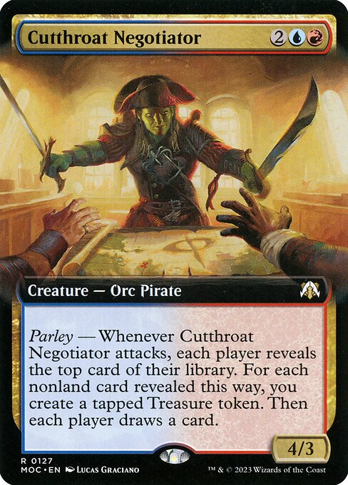 Cutthroat Negotiator (Extended Art) - Commander: March of the Machine