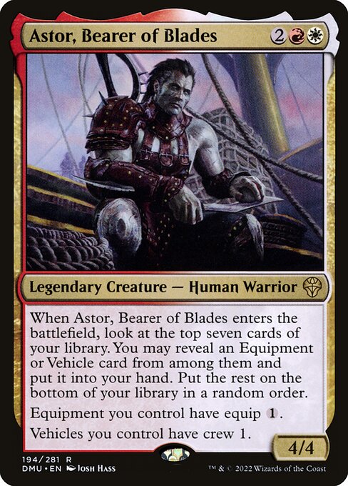 Astor, Bearer of Blades - Dominaria United