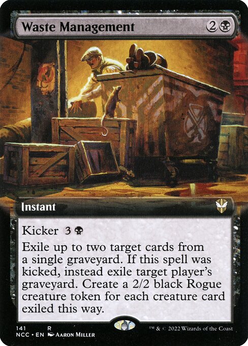 Waste Management (Extended Art) - Commander: Streets of New Capenna