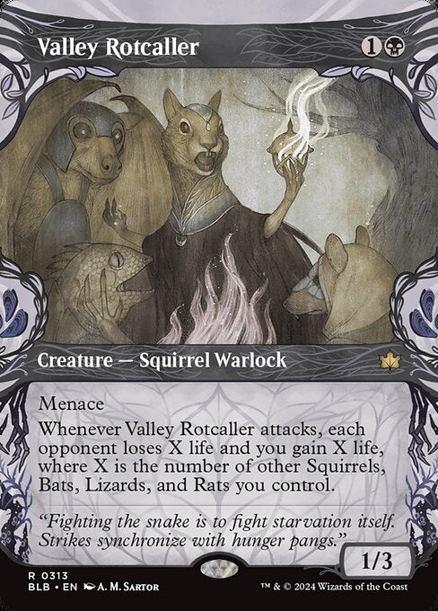 Valley Rotcaller (Showcase) (Foil) - Bloomburrow