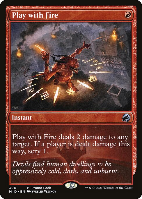 Play with Fire - Promo Pack: Innistrad: Midnight Hunt