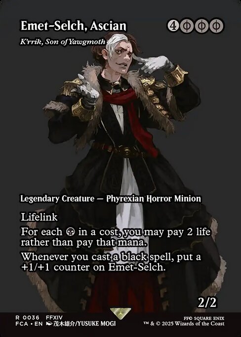 Emet-Selch, Ascian - K'rrik, Son of Yawgmoth (Showcase) - FINAL FANTASY: Through the Ages