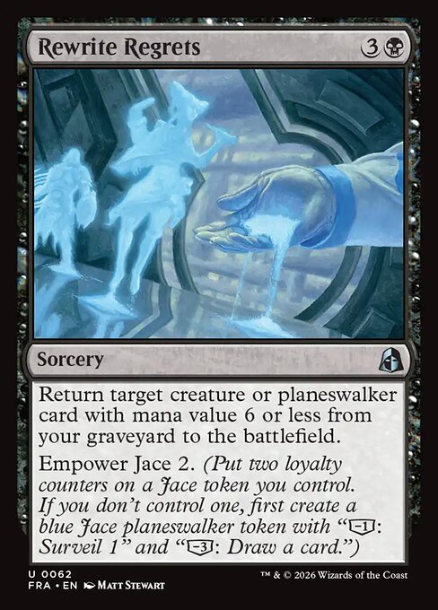 Rewrite Regrets (Foil) - Reality Fracture