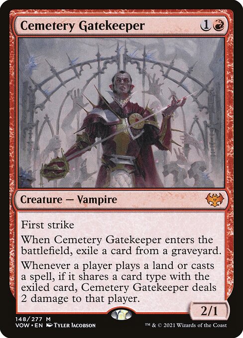 Cemetery Gatekeeper (Foil) - Innistrad: Crimson Vow