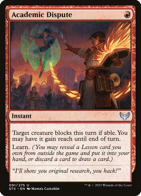 Academic Dispute (Foil) - Strixhaven: School of Mages