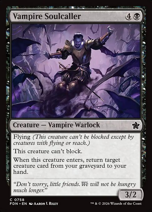 Vampire Soulcaller (0758) - Foundations