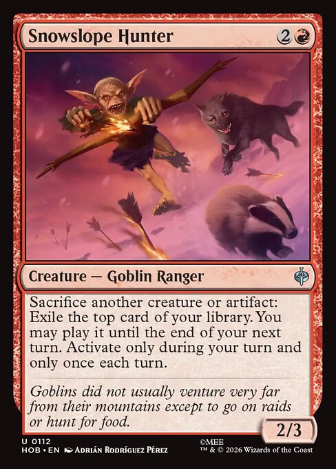 Snowslope Hunter (Foil) - The Hobbit