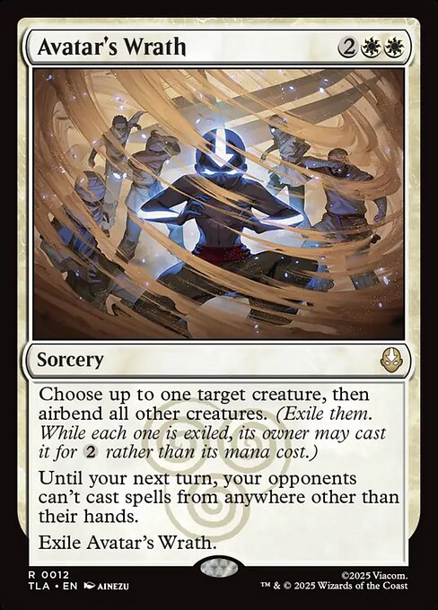 Avatar's Wrath (Foil) - Avatar: The Last Airbender