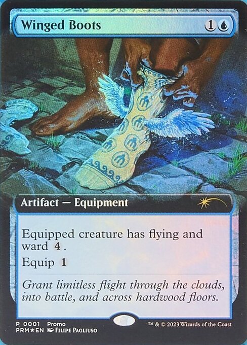 Winged Boots (Foil) - Media Promos