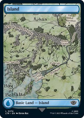 Island (0274) - Universes Beyond: The Lord of the Rings: Tales of Middle-earth