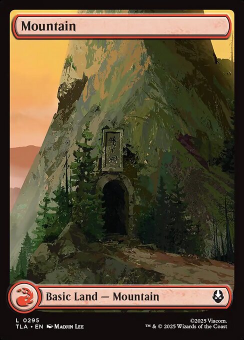 Mountain (0295) (Foil) - Avatar: The Last Airbender