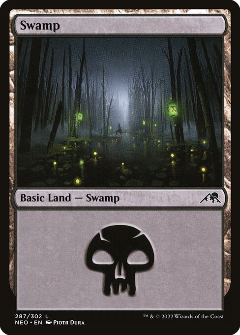 Swamp (287) - Kamigawa: Neon Dynasty