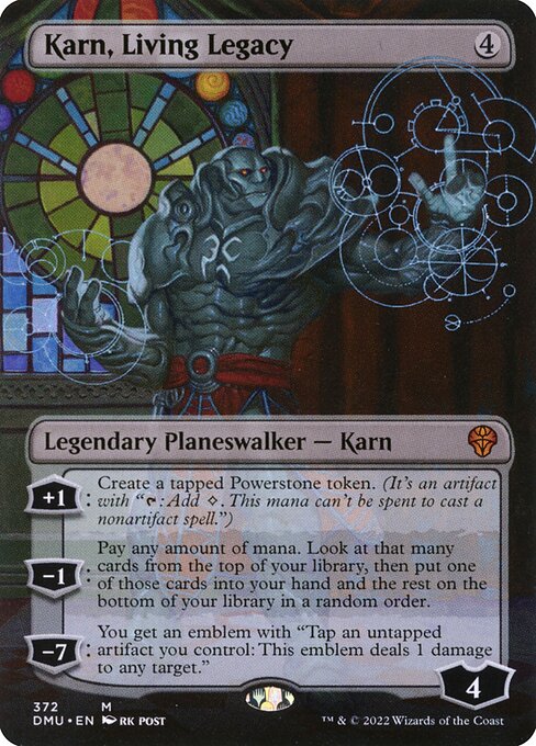 Karn, Living Legacy (Borderless) - Dominaria United