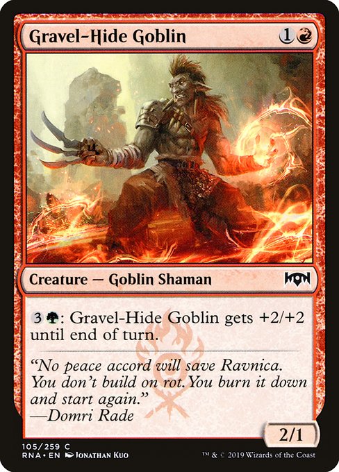 Gravel-Hide Goblin - Ravnica Allegiance