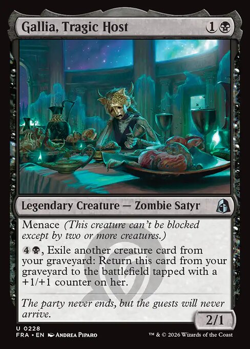 Gallia, Tragic Host (Foil) - Reality Fracture