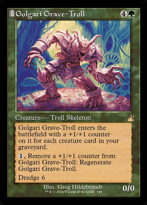 Golgari Grave-Troll (Retro Frame) - Ravnica Remastered