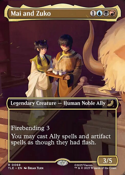 Mai and Zuko (Borderless) (Foil) - Avatar: The Last Airbender: Eternal-Legal