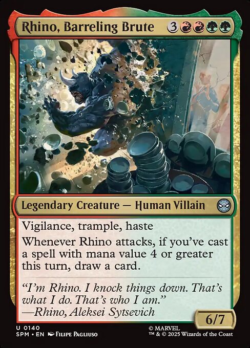 Rhino, Barreling Brute (Foil) - Marvel's Spider-Man