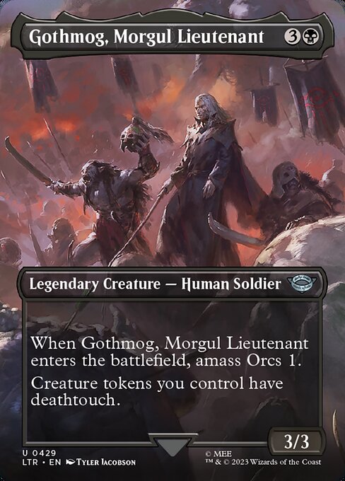 Gothmog, Morgul Lieutenant (Borderless) - Universes Beyond: The Lord of the Rings: Tales of Middle-earth