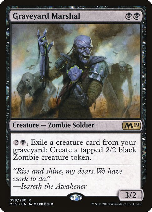 Graveyard Marshal - Core Set 2019