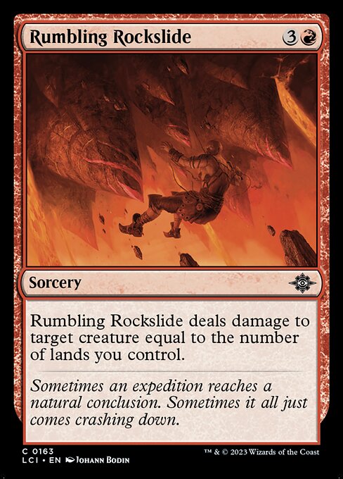 Rumbling Rockslide - The Lost Caverns of Ixalan