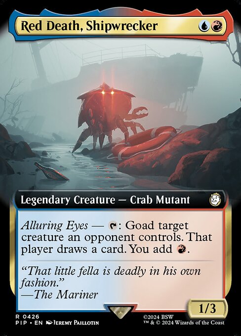 Red Death, Shipwrecker (Extended Art) (Foil) - Universes Beyond: Fallout