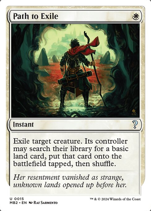 Path to Exile (White Border) - Mystery Booster 2